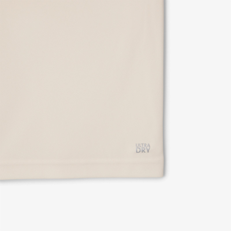 T-shirt Blanc Lacoste Tennis color-block Ultra Dry – Performance et style sur le court