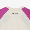 T-shirt Blanc Lacoste Tennis color-block Ultra Dry – Performance et style sur le court