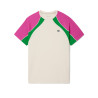 T-shirt Blanc Lacoste Tennis color-block Ultra Dry – Performance et style sur le court