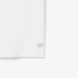 T-shirt Lacoste SPORT Ultra Dry Graphique Blanc – Performance et style affirmé