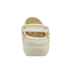 Sabot Plateforme Crocs Classic Platform Clog Beige – Élégance surélevée et confort emblématique