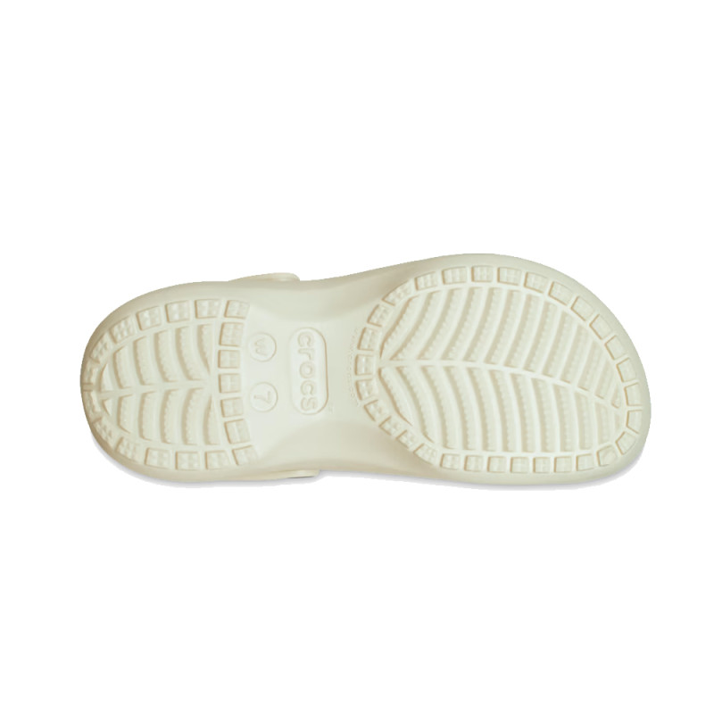 Sabot Plateforme Crocs Classic Platform Clog Beige – Élégance surélevée et confort emblématique