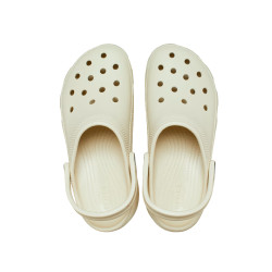 Sabot Plateforme Crocs Classic Platform Clog Beige – Élégance surélevée et confort emblématique