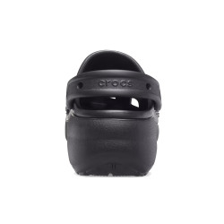 Sabot Plateforme Crocs Classic Platform Clog Noir – Élégance surélevée et confort emblématique