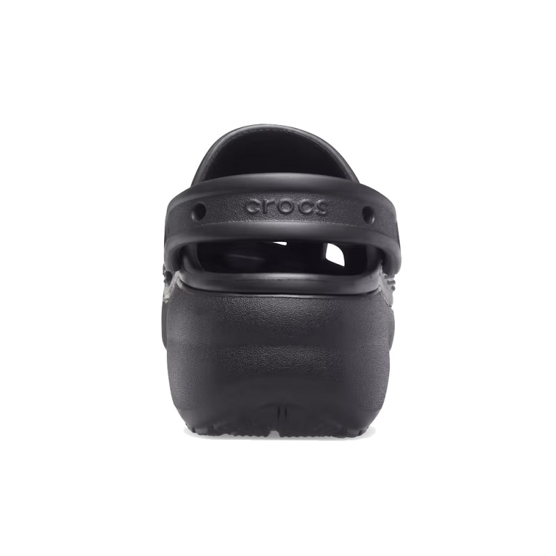 Sabot Plateforme Crocs Classic Platform Clog Noir – Élégance surélevée et confort emblématique