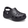 Sabot Plateforme Crocs Classic Platform Clog Noir – Élégance surélevée et confort emblématique