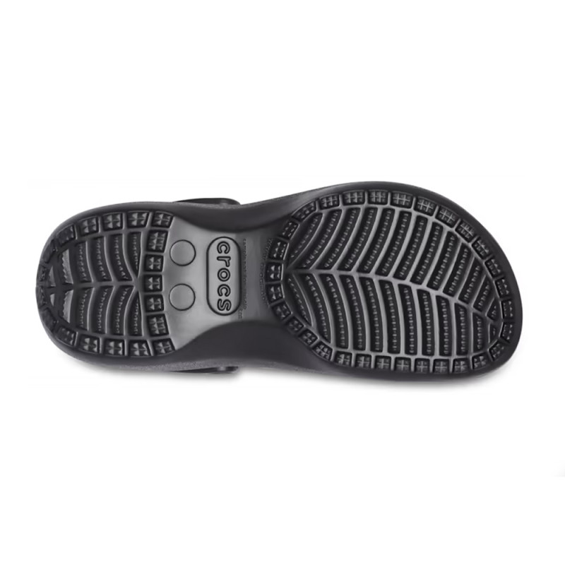 Sabot Plateforme Crocs Classic Platform Clog Noir – Élégance surélevée et confort emblématique