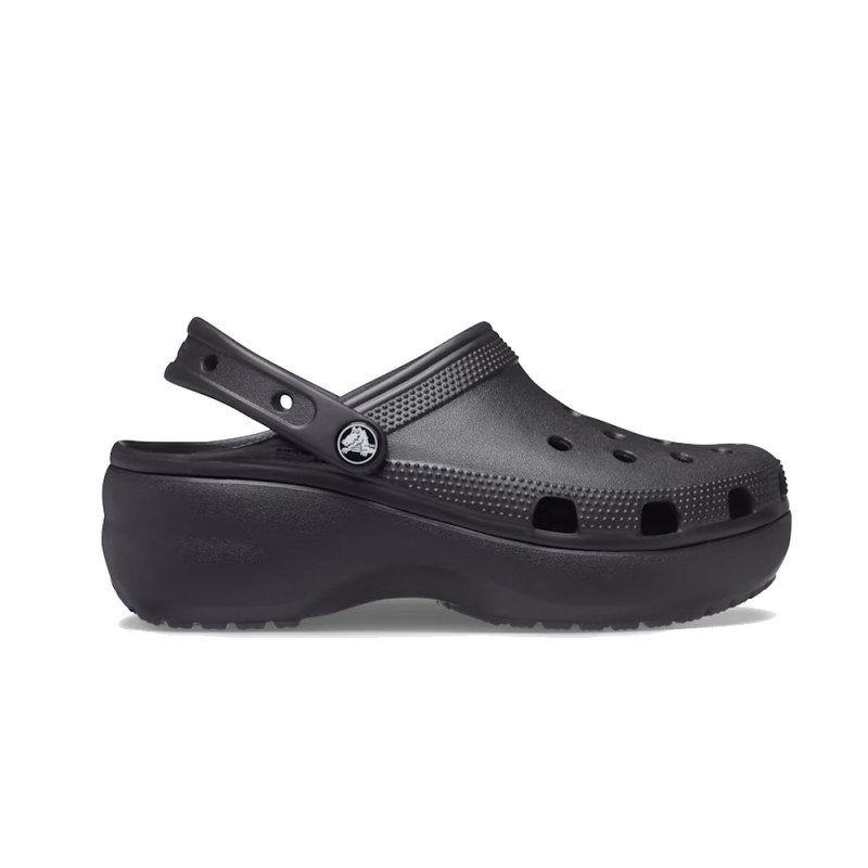 Sabot Plateforme Crocs Classic Platform Clog Noir – Élégance surélevée et confort emblématique