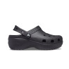 Sabot Plateforme Crocs Classic Platform Clog Noir – Élégance surélevée et confort emblématique