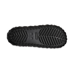 Claquettes Crocs Classic Geometric Slide V2 Noires – Style contemporain et confort emblématique