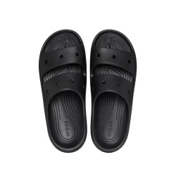 Claquettes Crocs Classic Sandal V2 Noires – Élégance minimaliste et confort emblématique
