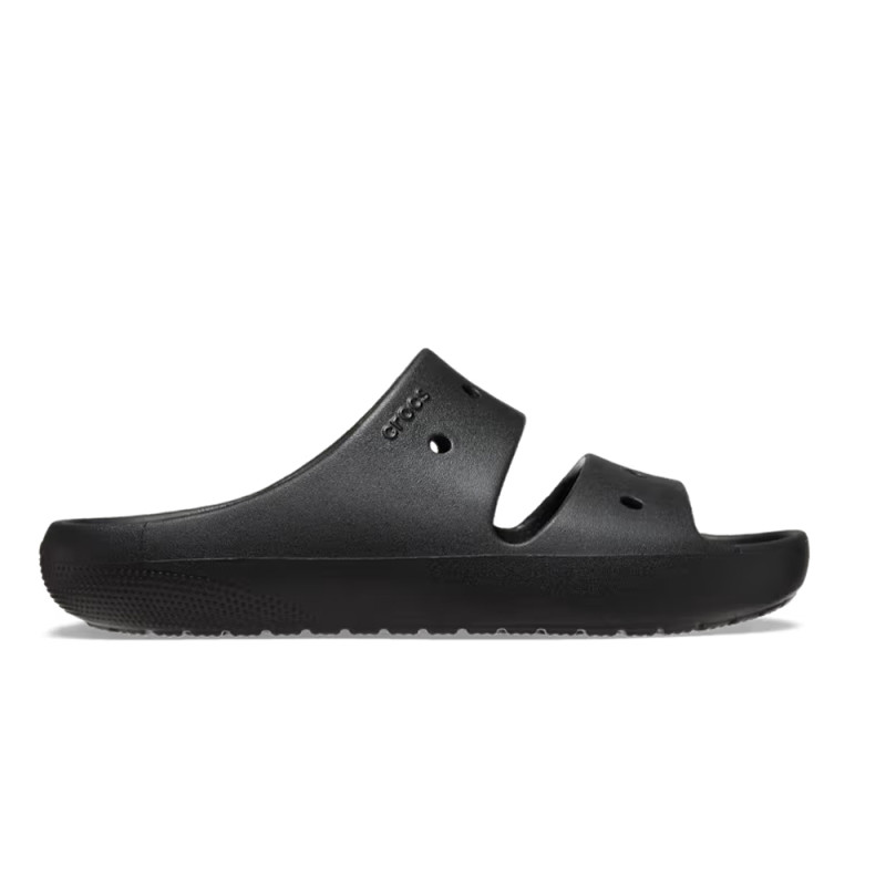Claquettes Crocs Classic Sandal V2 Noires – Élégance minimaliste et confort emblématique