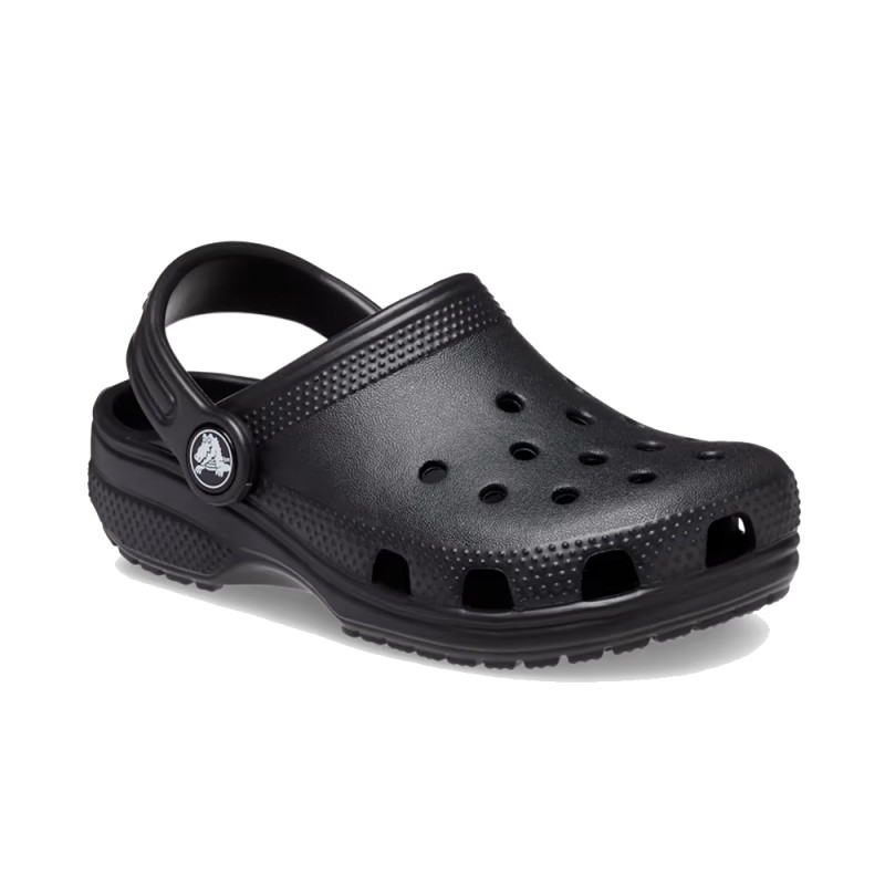 Sabot Crocs Classic Enfant Noir – Confort ludique pour les plus jeunes