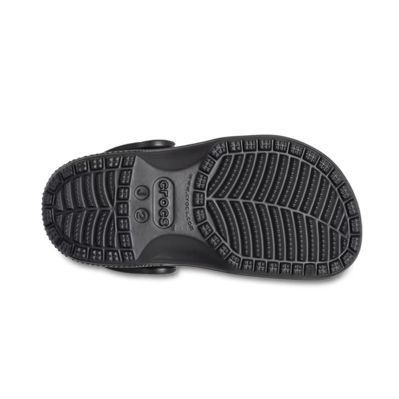 Sabot Crocs Classic Enfant Noir – Confort ludique pour les plus jeunes