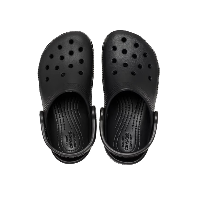 Sabot Crocs Classic Enfant Noir – Confort ludique pour les plus jeunes