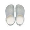 Sabot Crocs Classic Enfant Blanc Iridescent Glitter – Brillance et confort pour les plus jeunes