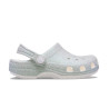 Sabot Crocs Classic Enfant Blanc Iridescent Glitter – Brillance et confort pour les plus jeunes