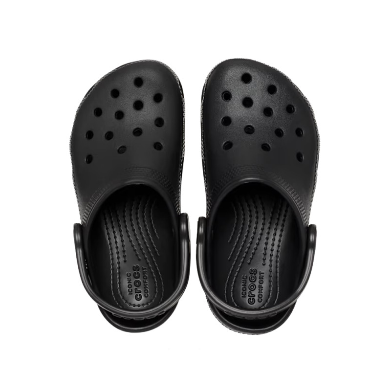Sabot Crocs Petit Enfant Noir Classic Clog – Confort et style pour les tout-petits