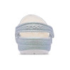Sabot Crocs Petit Enfant Blanc Classic Iridescent Glitter Clog – Éclat et confort pour les tout-petits