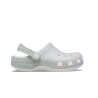 Sabot Crocs Petit Enfant Blanc Classic Iridescent Glitter Clog – Éclat et confort pour les tout-petits