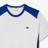 T-shirt Homme Lacoste Sport Color-Block – Bleu et Blanc – Confort & Performance