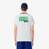 T-shirt Homme Lacoste Sport Color-Block – Bleu et Blanc – Confort & Performance