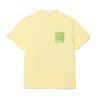 T-shirt Homme Lacoste Graphique – Jaune – Jersey de Coton Premium & Logo Stylisé