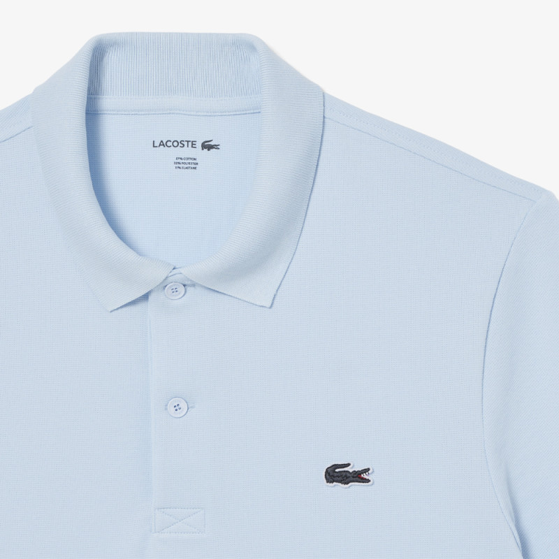 Polo Homme Lacoste – Bleu – Regular Fit & Coton Mélangé Respirant