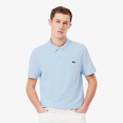 Polo Homme Lacoste – Bleu – Regular Fit & Coton Mélangé Respirant