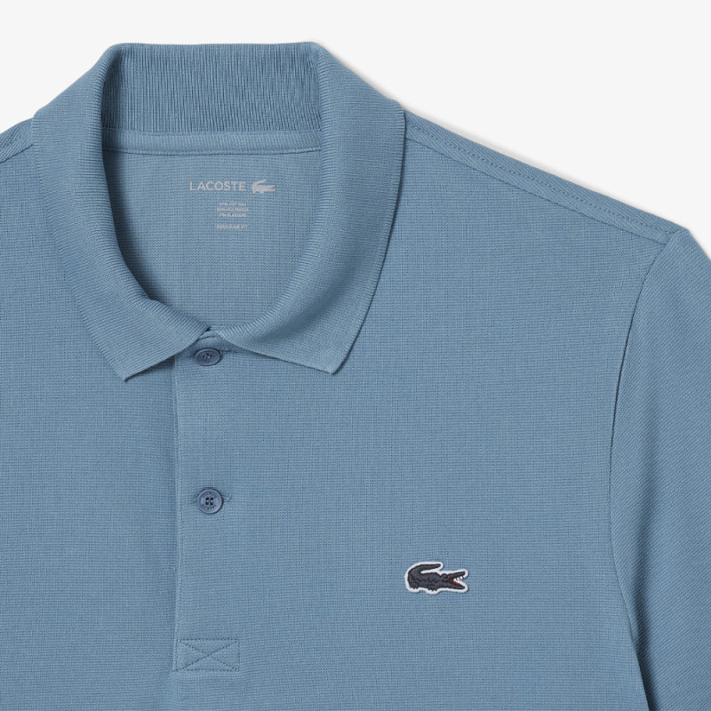 Polo Homme Lacoste – Bleu– Regular Fit & Coton Mélangé Respirant