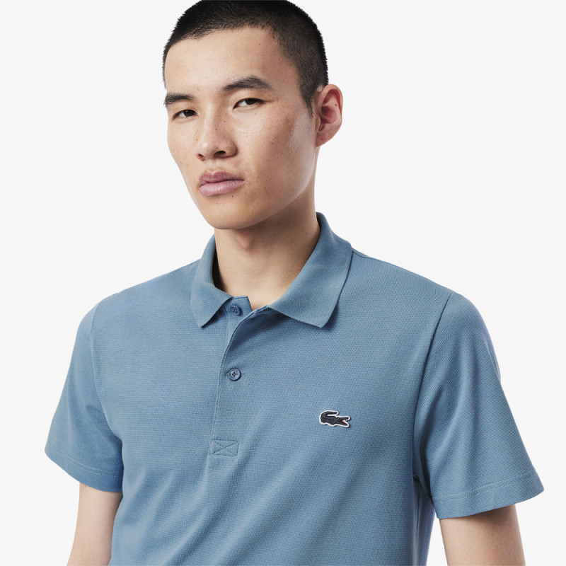Polo Homme Lacoste – Bleu– Regular Fit & Coton Mélangé Respirant