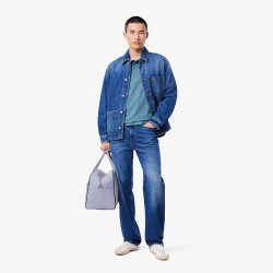 Polo Homme Lacoste – Bleu– Regular Fit & Coton Mélangé Respirant