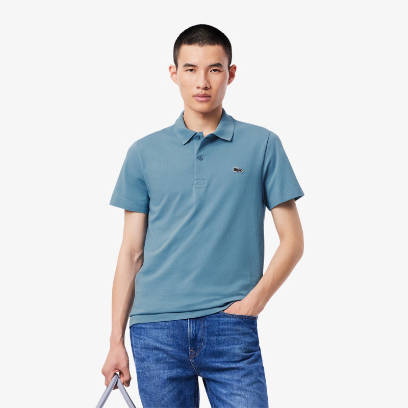 Polo Homme Lacoste – Bleu– Regular Fit & Coton Mélangé Respirant