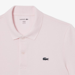 Polo Homme Lacoste – Rose Clair – Regular Fit & Coton Mélangé Respirant
