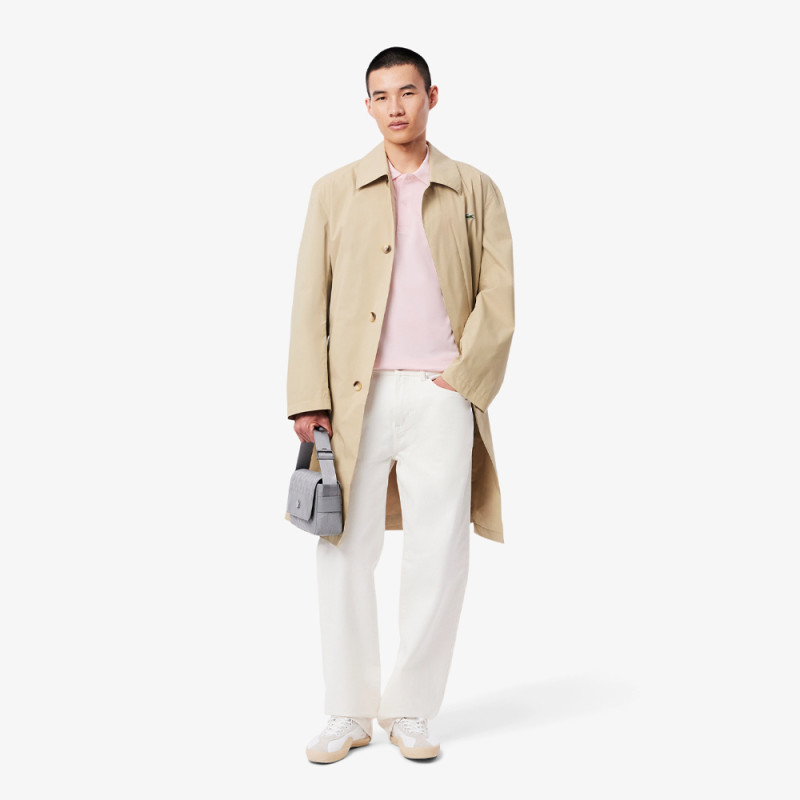 Polo Homme Lacoste – Rose Clair – Regular Fit & Coton Mélangé Respirant