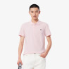Polo Homme Lacoste – Rose Clair – Regular Fit & Coton Mélangé Respirant