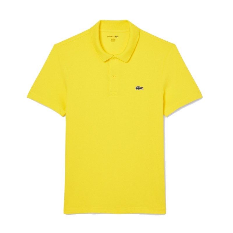 Polo Homme Lacoste – Jaune – Regular Fit & Coton Mélangé Respirant
