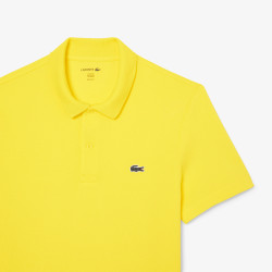 Polo Homme Lacoste – Jaune – Regular Fit & Coton Mélangé Respirant