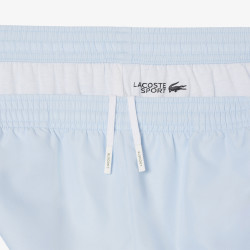 Pantalon de Survêtement Homme Lacoste Sport – Bleu Clair – Tissu Léger & Confort Optimal