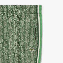 Pantalon de Survêtement Homme Lacoste Paris – Vert – Jacquard Monogrammé & Élégance Streetwear