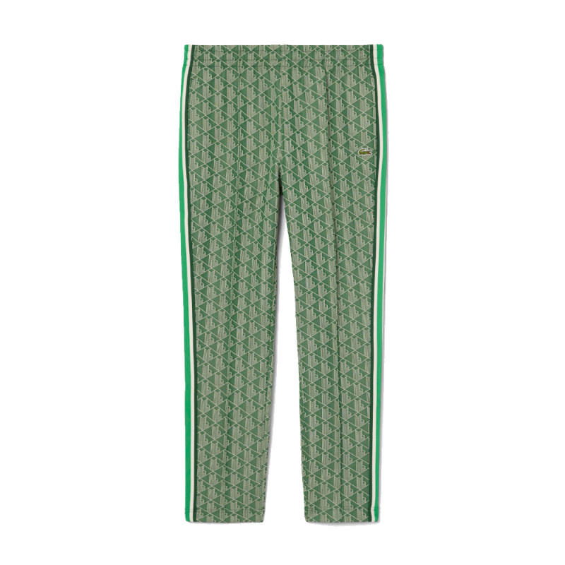Pantalon de Survêtement Homme Lacoste Paris – Vert – Jacquard Monogrammé & Élégance Streetwear