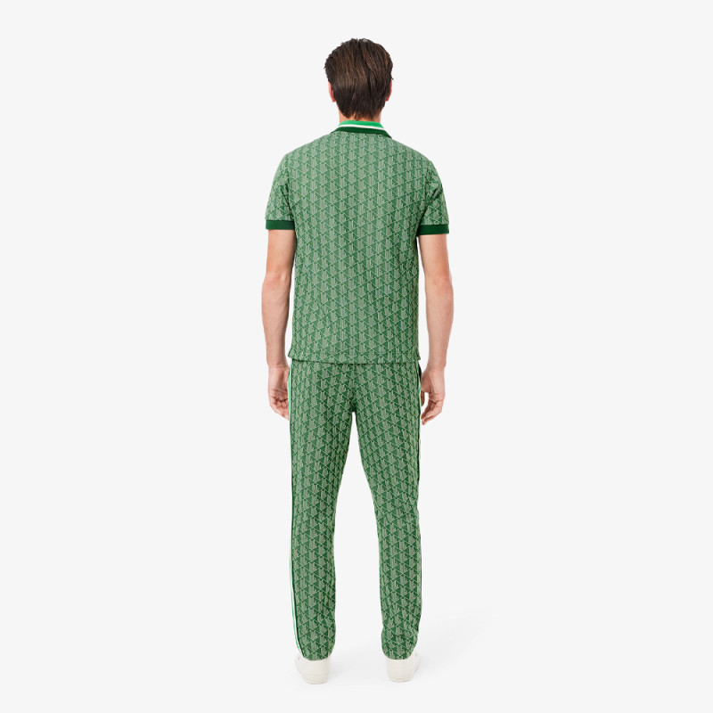 Pantalon de Survêtement Homme Lacoste Paris – Vert – Jacquard Monogrammé & Élégance Streetwear