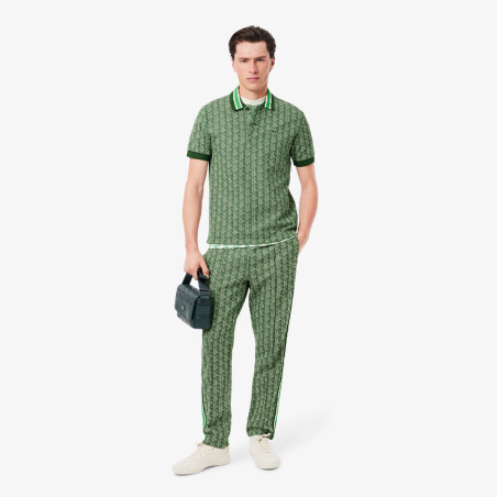 Pantalon de Survêtement Homme Lacoste Paris – Vert – Jacquard Monogrammé & Élégance Streetwear