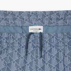 Pantalon de Survêtement Homme Lacoste Paris – Bleu – Jacquard Monogrammé & Élégance Streetwear