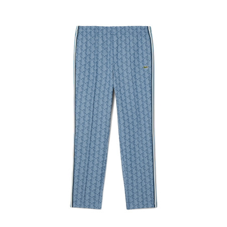 Pantalon de Survêtement Homme Lacoste Paris – Bleu – Jacquard Monogrammé & Élégance Streetwear