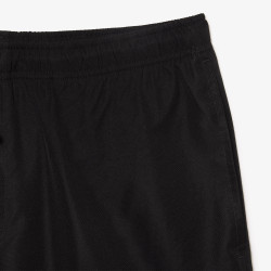 Short Homme Lacoste Sport – Noir – Taffetas Diamanté Léger & Respirant