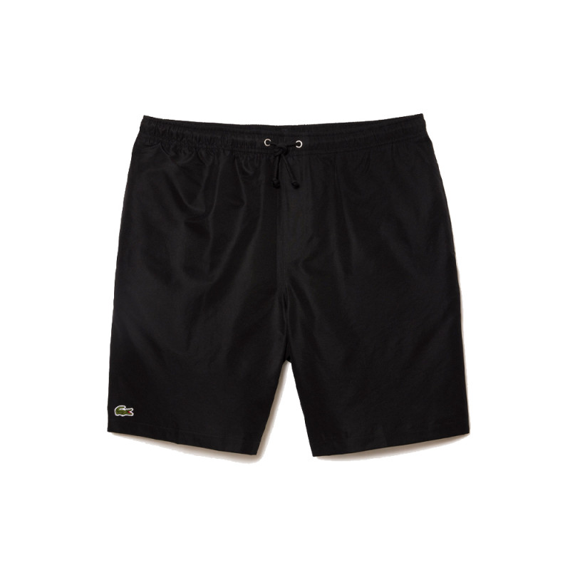 Short Homme Lacoste Sport – Noir – Taffetas Diamanté Léger & Respirant