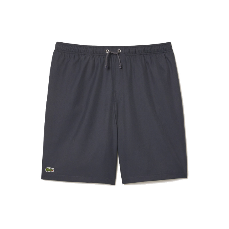 Short Homme Lacoste Sport – Gris – Taffetas Diamanté Léger & Respirant