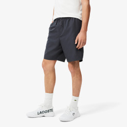Short Homme Lacoste Sport – Gris – Taffetas Diamanté Léger & Respirant