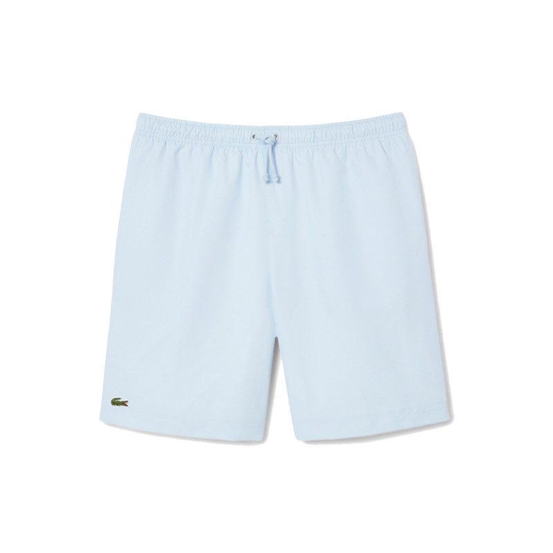 Short Homme Lacoste Sport – Bleu Clair – Taffetas Diamanté Léger & Respirant